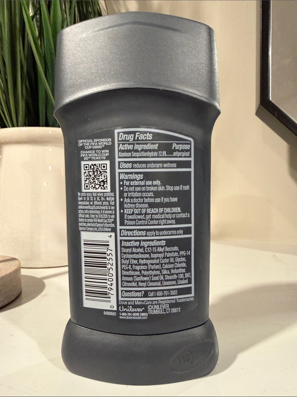 Dove Men+Care FIFA All Star Comfort Antiperspirant - UNUSED!! men’s deodorant - Picture 3 of 3